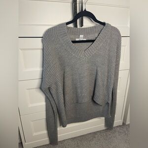 Grey wool sweater